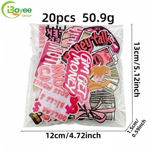แพทช์ปักลายธนบัตรดอลลาร์สหรัฐสีชมพู ดีไซน์ใหม่ สำหรับติดกระเป๋า เสื้อผ้า หมวก ตกแต่ง - Product Image 2