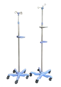 Best-Selling HH/YSJ-249 Hospital IV Pole Stainless Steel Medical Infusion Stand Adjustable Convenient IV Pole Stand