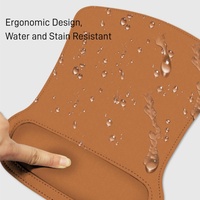 Repose-poignets ergonomique en mousse à mémoire de forme en cuir PU de style anime personnalisé, forme carrée, pour clavier, idéal pour les cadeaux promotionnels de bureau
