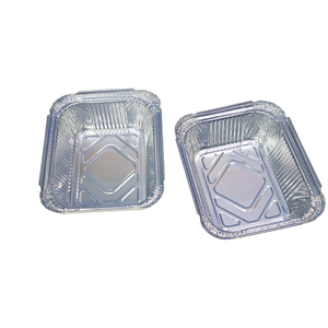 Boîte en aluminium jetable pour plats à emporter avec couvercle en plastique, qualité alimentaire, capacité 230 ml, logo personnalisé, prix direct usine - Product Image 4