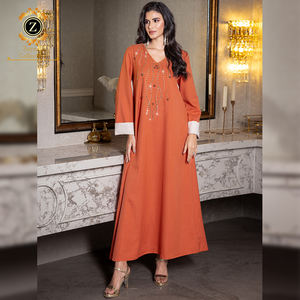 Jalabiya Zaynab de Libia, Túnica Emmes, Abaya de Alta Calidad, Nueva <span class=keywords><strong>Moda</strong></span> Árabe para Mujer, Últimos Diseños de Burka, Jalabiya de Libia - Product Image 1