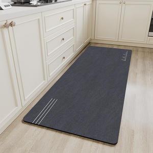 แผ่นรองครัวรูปสี่เหลี่ยมผืนผ้า ทำจากดินไดอะตอมเมียซัส ซักล้างได้ ป้องกันคราบ กันน้ำ กันลื่น กันน้ำมัน สำหรับใช้ในบ้าน - Product Image 1