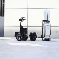 Facile à manœuvrer Beaucoup d'espace pour les jambes Pliant 4 Scooter de golf électrique Golf Push Cart