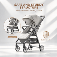 Poussette bébé pliable en un clic, légère et la plus vendue, idéale pour les voyages en extérieur, vente en gros, trottinette bébé portable