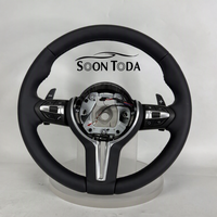 Volant en cuir de style rond classique pour BMW F10 M3 M5 F30 X5 F15 E91 F11 E70 F20 M4 F82 F01 X1 E84 F31 X6 E71 E90