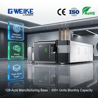 Machine de découpe laser fibre LF3015GAR 4KW pour tôles et tubes, refroidissement par eau, contrôle Cypcut, Yaskawa AI/LAS – Ventes en Europe, certifiée CE