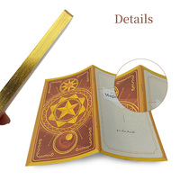 Cartes de tarot personnalisées avec guide, jeu d'oracle sur le thème de la magie pour la divination, jeu de prédiction du futur, cadeau spirituel
