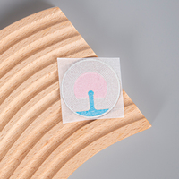 Étiquette de sécurité tissée personnalisée 8,2 MHz anti-vol, écologique, haute ténacité, EAS RF, pour la couture sur les vêtements