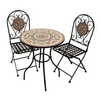 Coussin imperméable pour table pliante de 60cm de diamètre pour jardin, balcon, terrasse, véranda ou cour.