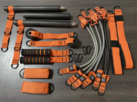 TORCH Keyon Tubos de Tensión para Entrenamiento, Cuerdas de Yoga, Expansor de Acero Aleado, Bandas Elásticas de Resistencia para Ejercicio, Kit de Barra para Estudio de Pilates