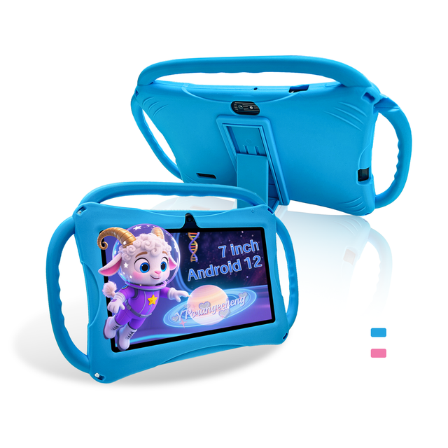 Wholesale High Performance MTK 7-inch Kids Tablet 2GB+32GB Dual Camera 3000mAh Educational Android 12 Game