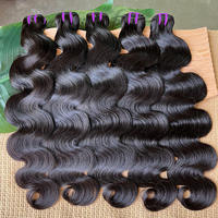 Extensiones de Cabello Humano Virgen Remy Vietnamita de 15A, 100% Sin Procesar, Paquetes Gruesos para Tejido de Cabello, Color Natural para Mujeres