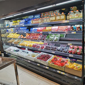 Werks bedarf <span class=keywords><strong>Multi</strong></span> deck Open Chiller Supermarkt Vitrine Gefrier schrank Showcase Kühlschrank - Product Image 6