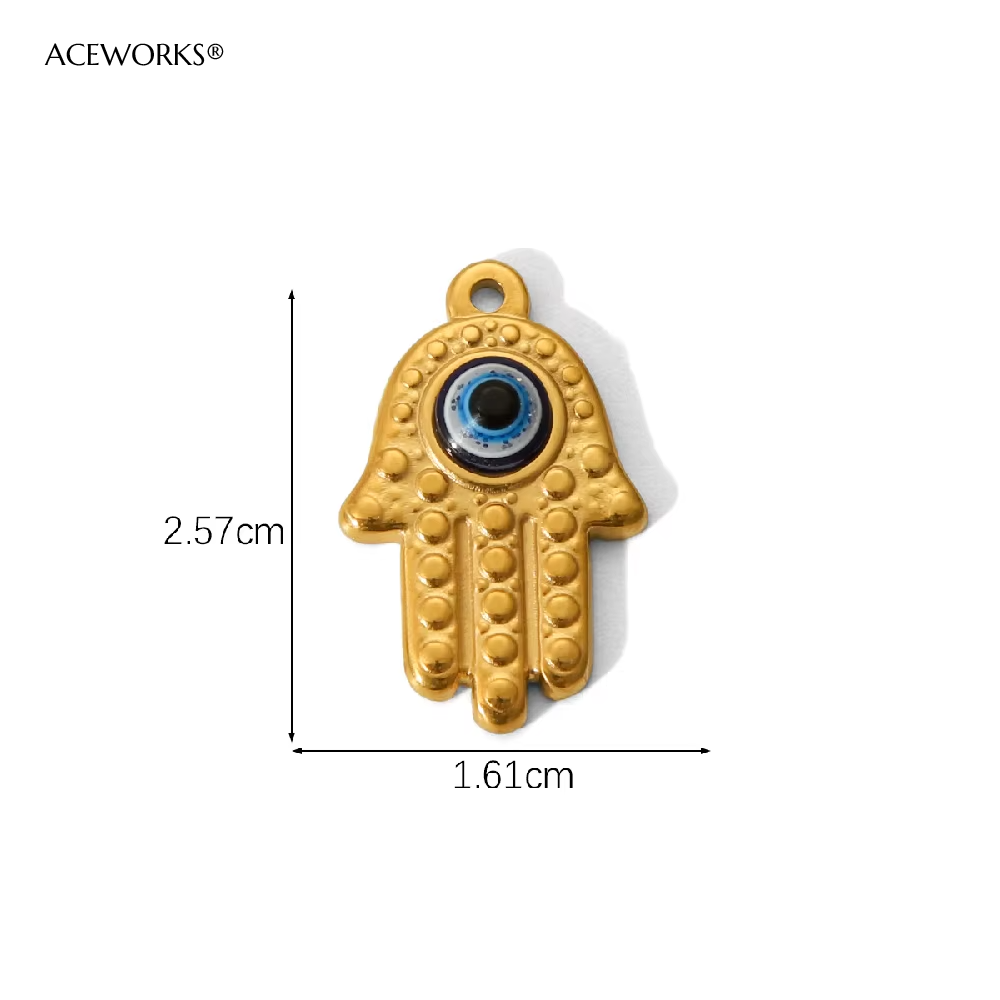 The Golden Hamsa Guardian Charm