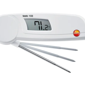 เทอร์โมมิเตอร์วัดอุณหภูมิอาหารแบบพับได้ Testo 103 - Product Image 2