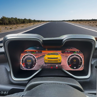 Layar Instrumen Digital LCD untuk Chevrolet Camaro 2010-2015, Dashboard Virtual Cockpit, Speedometer dengan CarPlay