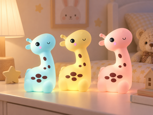 Silicone Animal Night Light Soft Touch <strong>Bedside</strong> <strong>Lamp</strong> Rechargeable Decorative <strong>Lamp</strong> - Product Image 5