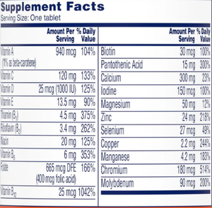 Multivitamines pour femmes de plus de <span class=keywords><strong>50</strong></span> ans, multivitamines pour femmes avec vitamines A, C, D, E et zinc pour soutenir la santé immunitaire - Product Image 2