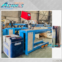 Machine de soudage longitudinal de 1500 mm pour le soudage bout à bout automatique à faible déformation de cylindres/réservoirs/tôles plates métalliques