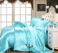 Ensemble de housse de couette en soie pure de haute qualité 100% - Quatre pièces - Personnalisable - Respectueux de l'environnement - Certifié OEKO-Tex - Literie de mariage - Toutes saisons