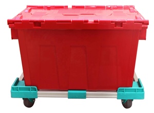 กล่องเก็บของพลาสติกขนาด 600x400x320 มม. กล่องนิรภัยสำหรับร้านขายยา ความจุ 50 ลิตร <span class=keywords><strong>ลัง</strong></span>พลาสติกสำหรับขนส่งและจัดเก็บ - Product Image 5