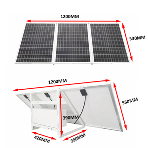 Kit <span class=keywords><strong>de</strong></span> Energía Solar <span class=keywords><strong>de</strong></span> 12v 60ah con Panel Solar y Batería, Compatible con Conexión en Paralelo, Modo <span class=keywords><strong>de</strong></span> Reposo Inteligente, para CCTV - Product Image 5