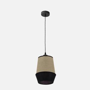 Lampadario a campana E27, colore nero, dimensioni 30x30 cm, ideale per illuminare gli spazi e decorare gli ambienti. - Product Image 1