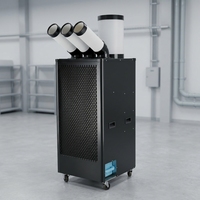 Refroidisseur ponctuel 22200 BTU 6,5 kW, climatiseur industriel portable, unités de refroidissement ponctuel, fournisseur commercial, usine