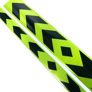 الفلورسنت الأخضر عالية ضوء شاحنة سيارة عاكس السلامة تحذير ملصقا - Product Image 1