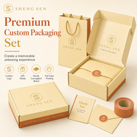 Maßgefertigte Tragbare Buttergelbe Versandboxen aus Recyclingmaterialien mit Individuellem Logo und Größe für Kleidungsverpackung Geschenkpapierboxen