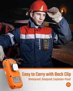 Aikesi Gás Detector 4 Gás Monitor para H2S CO LEL e O2 com Vibração Visual e Audible Alarmes Gás Detector - Product Image 5
