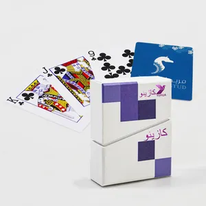 Custom Printed Logo Saudi Arabian Recreation Game Playing Cards Manufacturer Plastic Pvc Waterproof Adult Playing Cards
