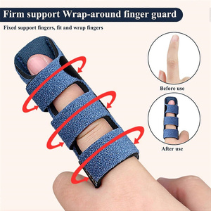 7 Pezzi di Stecche per Dita Regolabili con Supporto per <span class=keywords><strong>Dito</strong></span> a Grilletto, Sollievo da <span class=keywords><strong>Artrite</strong></span> e Dolore - Product Image 3