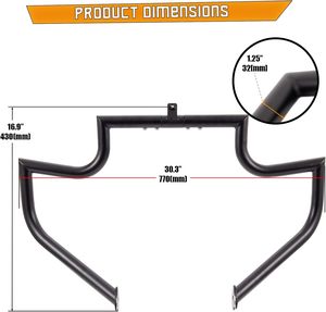 Stock australien - Vente de liquidation - Barre de protection pour <span class=keywords><strong>Harley</strong></span> <span class=keywords><strong>Davidson</strong></span> Touring Road Glide Road King Street Glide Electra Glide CVO Trike - Product Image 4
