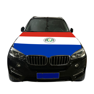 Cubierta de capó de coche de Paraguay, Bandera de cubierta de motor de coche, venta al por mayor, cubierta de capó de motor de coche duradera <span class=keywords><strong>y</strong></span> resistente al desgaste personalizada - Product Image 4