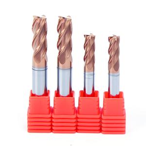 Fraise CNC à 4 cannelures en carbure monobloc HRC55-65 avec revêtement <span class=keywords><strong>Altin</strong></span> Support ODM et OEM personnalisable pour machine de découpe - Product Image 5