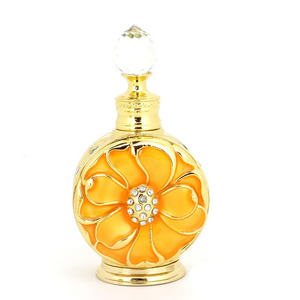 Flacon de parfum pour fleurs rechargeable breveté de 15 ml et 10 ml avec compte-gouttes - Product Image 1