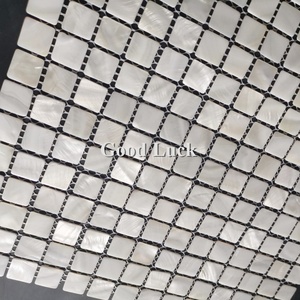 20Mm Vuông Tự Nhiên Trắng Mẹ Của Ngọc Trai Vỏ Khảm Gạch - Product Image 1