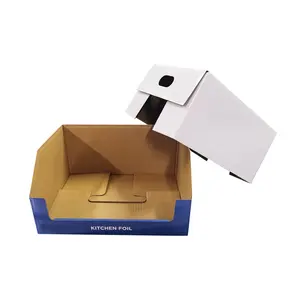 Eco Friendly Packaging Countertop Display Stand Custom Display Box Retail with Sample