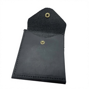 Vintage Genuine Leather <b>Wallet</b> <b>for</b> Men Slim Bifold <b>Card</b> Case with Coin Compartment Custom Brand Logo - Product Image 2