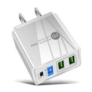PD 36W ที่ชาร์จเร็วแบบสี่พอร์ตพร้อมพอร์ต USB-A ประเภท C สำหรับอุปกรณ์ที่ชาร์จเร็ว - Product Image 1