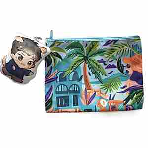 Bolsa de Almacenamiento de Lona de Súper Calidad, Bolsa de Cosméticos con Diseño Personalizado, Bolsa con Cierre Cómodo para Uso Diario y Compras - Product Image 1