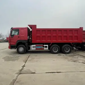 중국 하이 퀄리티 사용 HOWO 덤프 트럭 10 휠러 Sinotruk 6x4 8X4 371hp 팁 덤프 트럭 사용