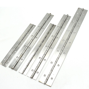 Bisagras Largas de Acero Inoxidable con Diseño Moderno y Tamaños Personalizados, Recubrimiento en Polvo Negro Galvanizado, Bisagras Continuas para Gabinetes y Puertas - Product Image 6