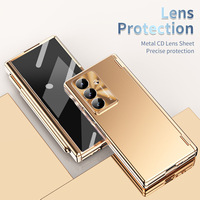 Étui de protection antichute tout-en-un avec coque intégrale et film, fente pour stylet à double charnière pour Samsung Z Fold 7