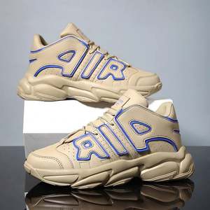 Zapatos para correr para mujer, zapatos deportivos ligeros y acolchados, zapatillas para caminar, calzado deportivo transpirable de cuero a la moda para parejas, calzado con suela suave - Product Image 4