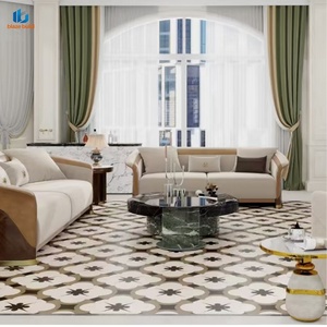Nuevo Producto: Baldosa de Porcelana Mate Antideslizante 800x800mm con Patrón Floral de Trébol <span class=keywords><strong>para</strong></span> Suelos de Sala de Estar Blaze Build - Product Image 2