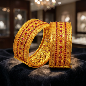 Wholesale Dye Gold Plated Kada <b>Bangle</b>, Fashion Jewelry, Traditional Jewelry, Brass Dye Gold <b>Bangle</b>, Custom <b>Bangles</b> Manufacturer. - Product Image 4