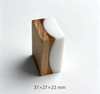 Tuiles de Mahjong américaines personnalisées en bois et acrylique, design à double couche, jeu de Mahjong personnalisé OEM ODM, jeu de table