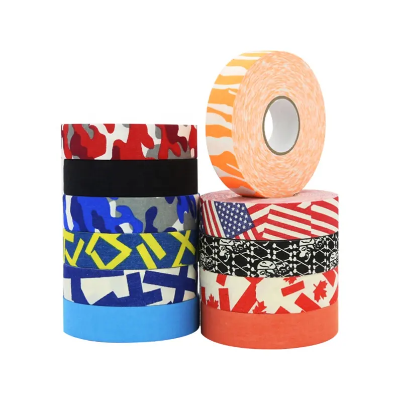 Doek Ijshockey Tape, Zwart, Wit En Kleuren 1 "(Rood, 25M)